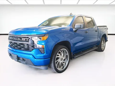Blue 2024 Chevrolet Silverado 1500 Custom for sale in Montclair, CA