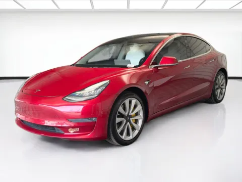 Red 2020 Tesla Model 3 Long Range for sale in Montclair, CA
