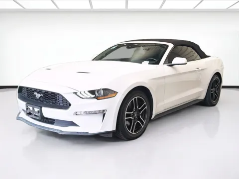 White 2021 Ford Mustang EcoBoost Premium for sale in Montclair, CA