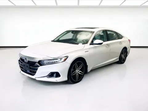White 2022 Honda Accord Hybrid Touring for sale in Montclair, CA