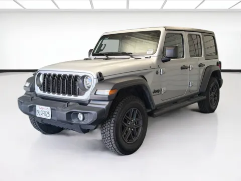 Silver 2024 Jeep Wrangler Sport S for sale in Montclair, CA