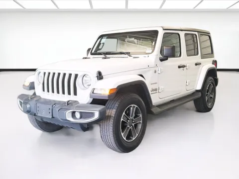 White 2023 Jeep Wrangler Sahara for sale in Montclair, CA