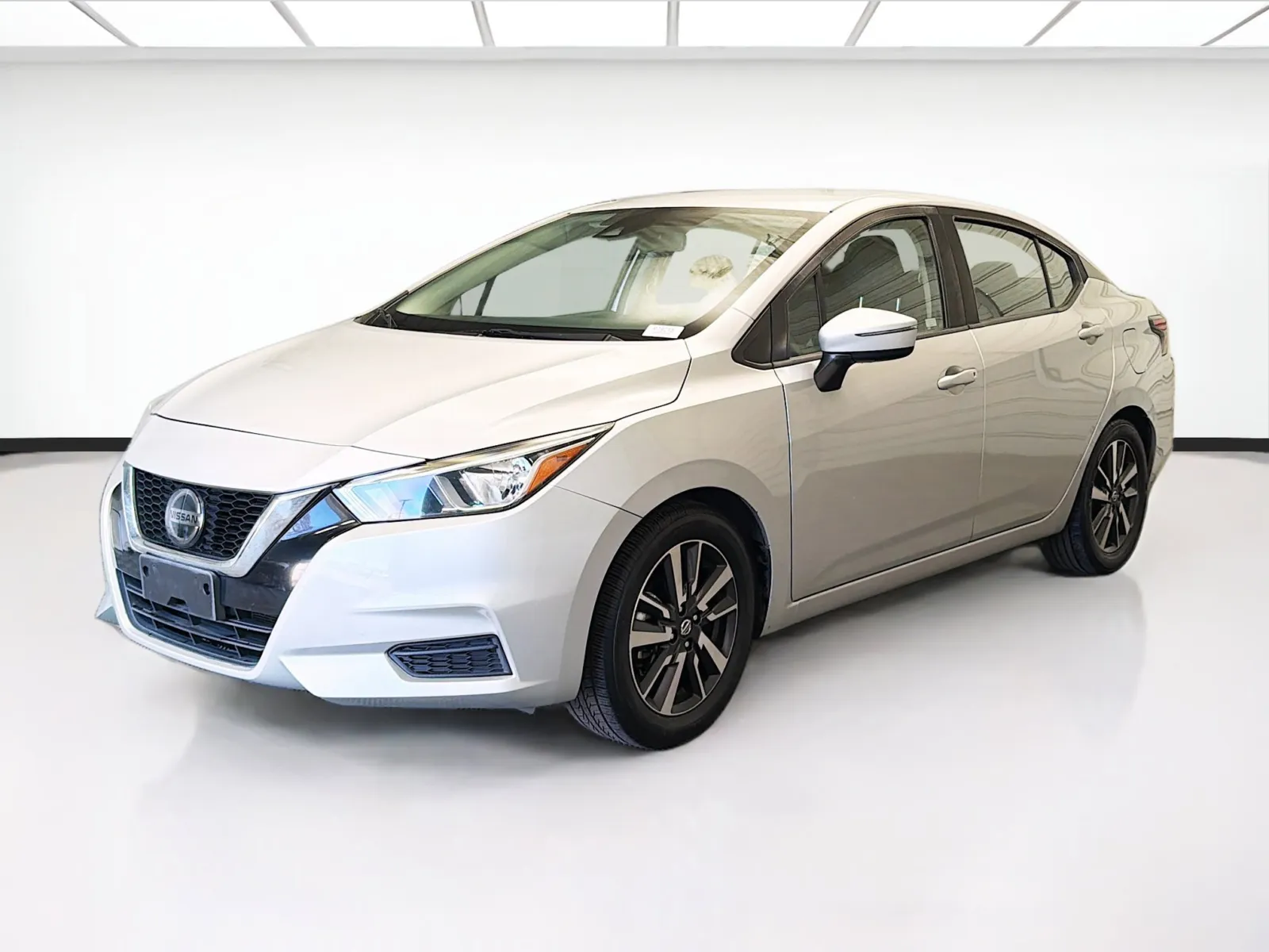 Silver 2021 Nissan Versa 1.6 SV for sale in Montclair, CA