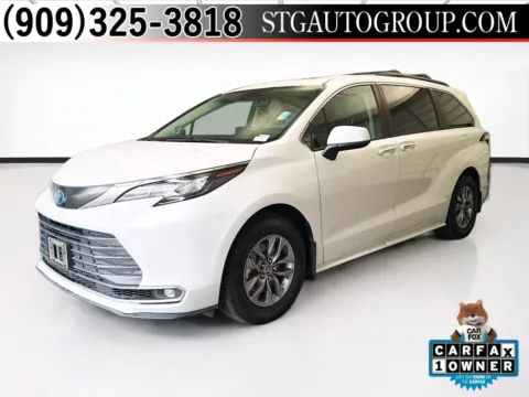 White 2024 Toyota Sienna XLE for sale in Montclair, CA