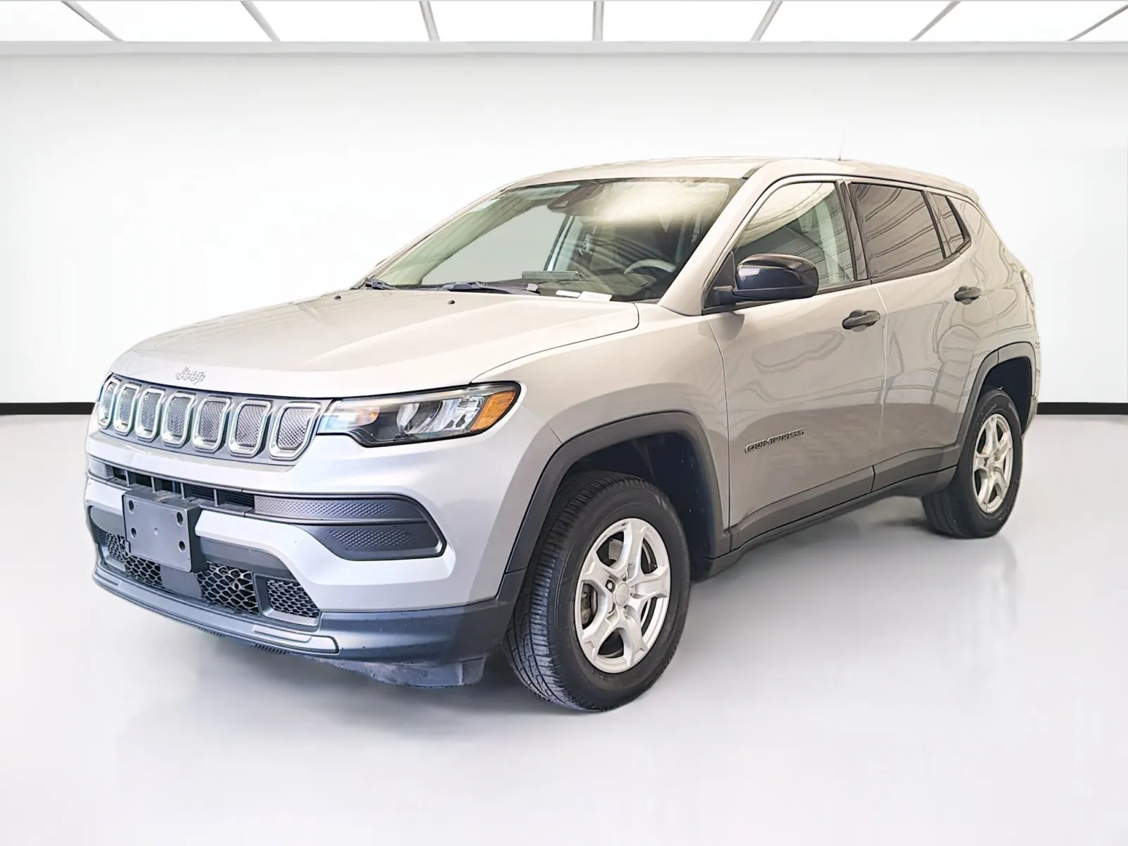 Silver 2022 Jeep Compass Sport for sale in Montclair, CA