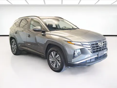 Another view of 2023 Hyundai Tucson Hybrid Blue for sale in Montclair, CA at STG Montclair