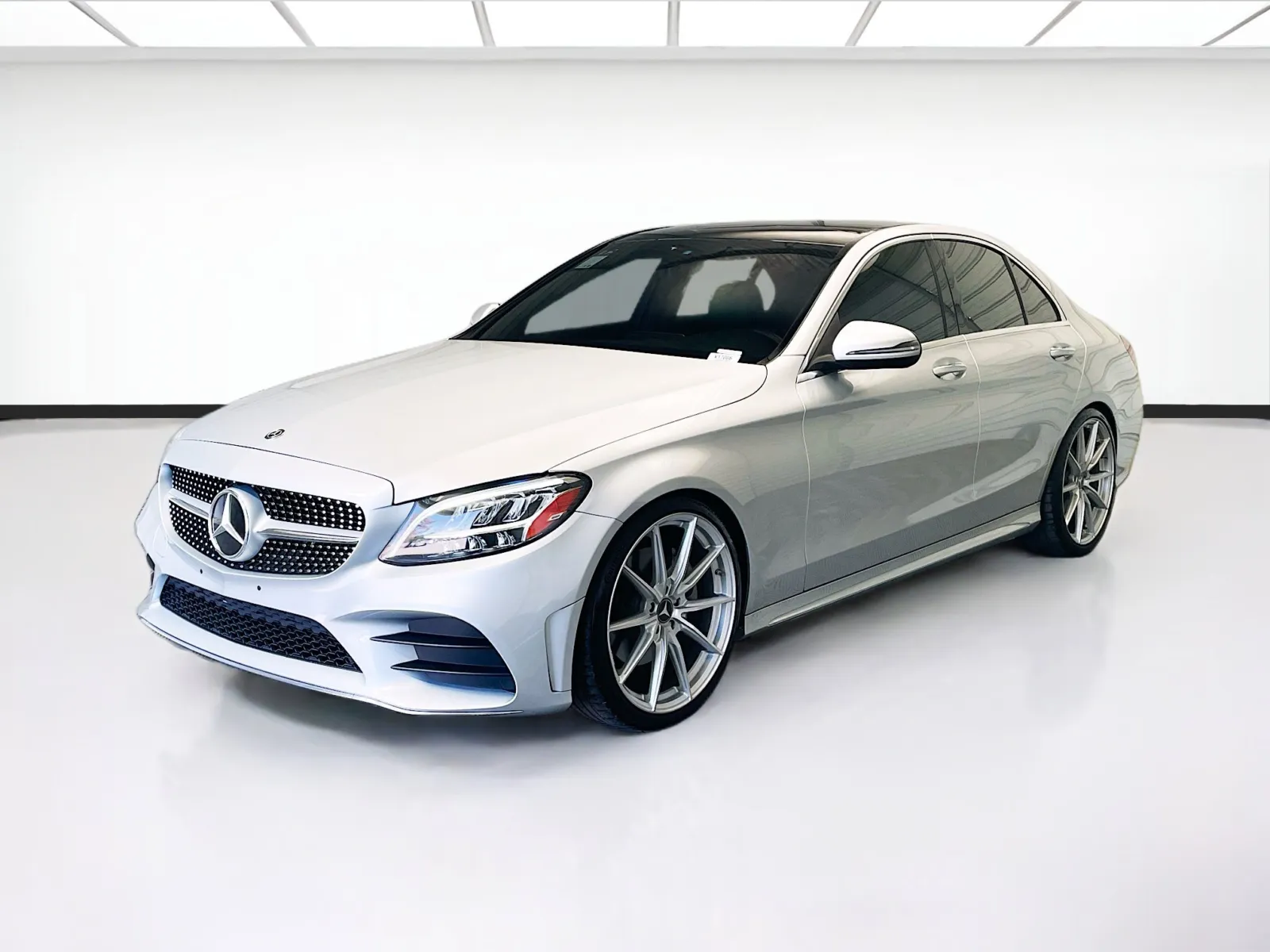 Silver 2021 Mercedes-Benz C-Class C 300 w/AMG Line for sale in Montclair, CA