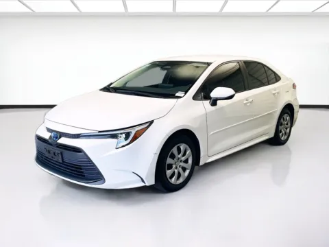 White 2023 Toyota Corolla Hybrid LE for sale in Montclair, CA