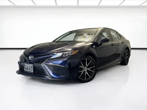 Blue 2021 Toyota Camry SE for sale in Montclair, CA