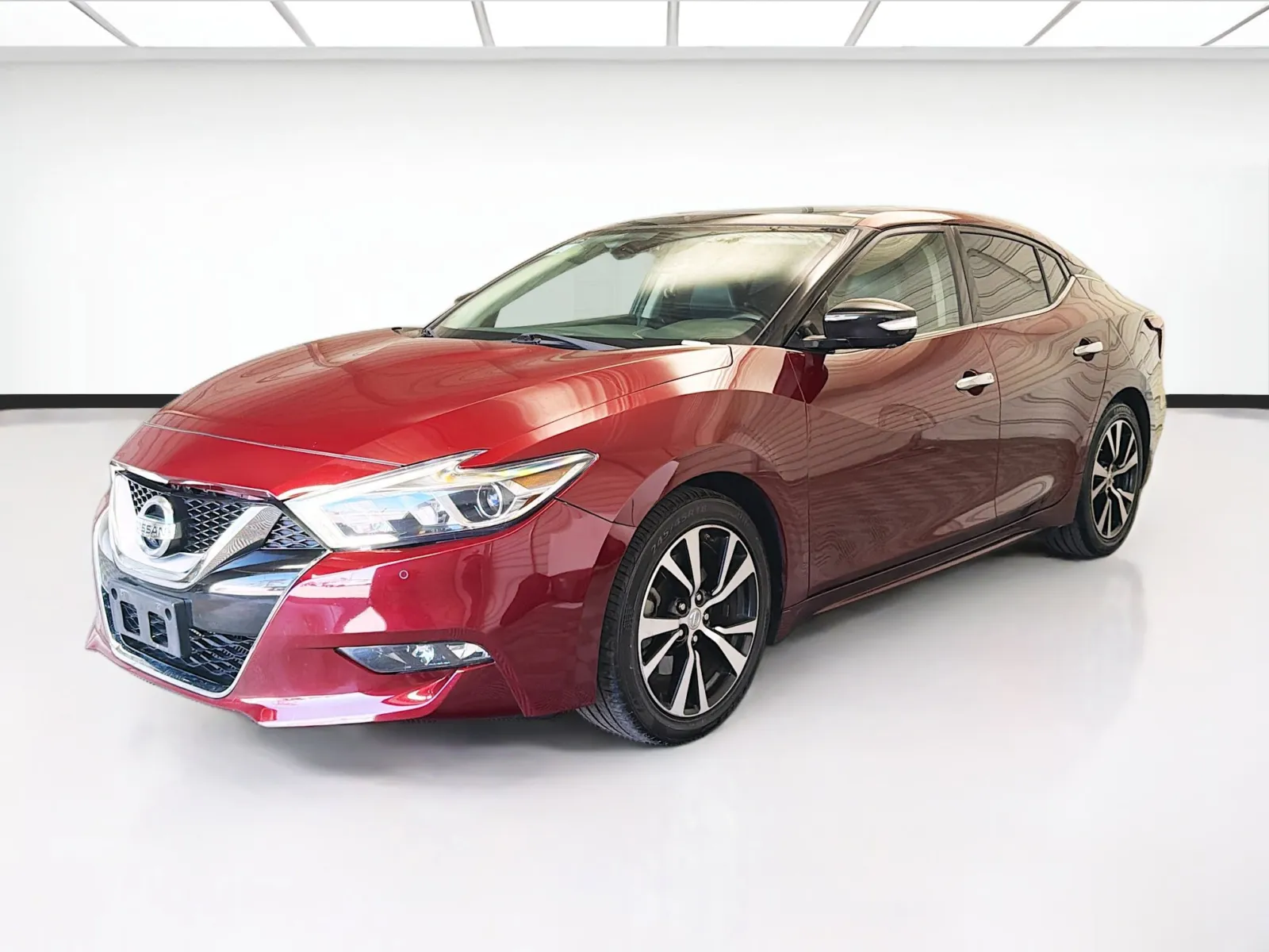 Red 2017 Nissan Maxima Platinum for sale in Montclair, CA