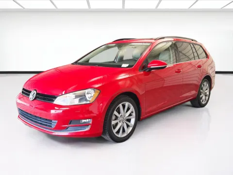 Red 2017 Volkswagen Golf SportWagen SE for sale in Montclair, CA