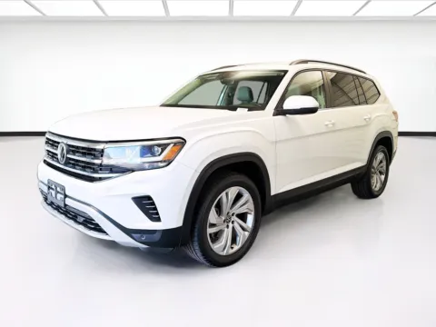 White 2021 Volkswagen Atlas 3.6L V6 SE w/Technology for sale in Montclair, CA