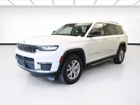 White 2021 Jeep Grand Cherokee L Limited for sale in Montclair, CA