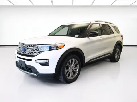 White 2022 Ford Explorer Limited for sale in Montclair, CA