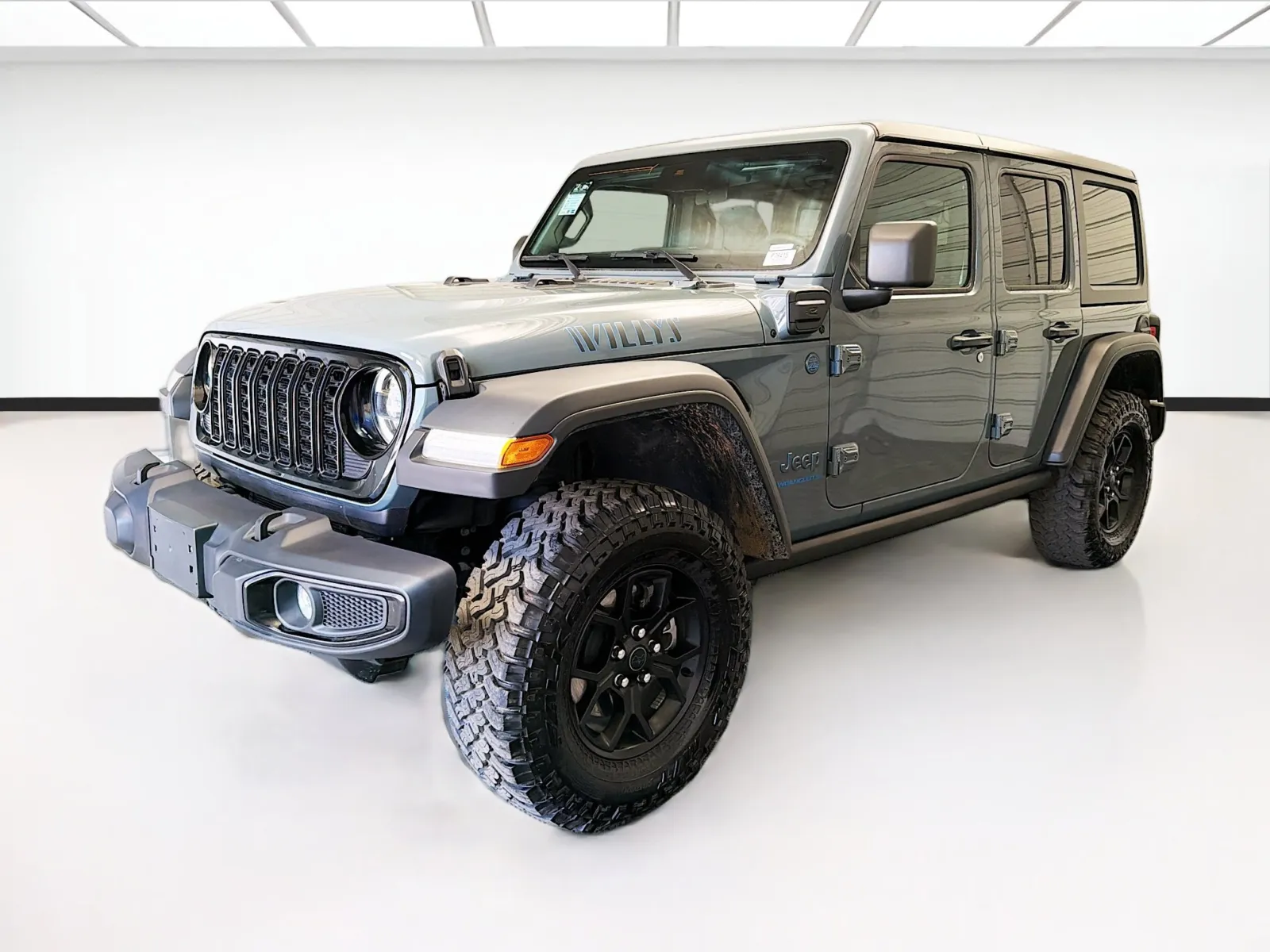 Gray 2025 Jeep Wrangler Willys 4xe for sale in Montclair, CA