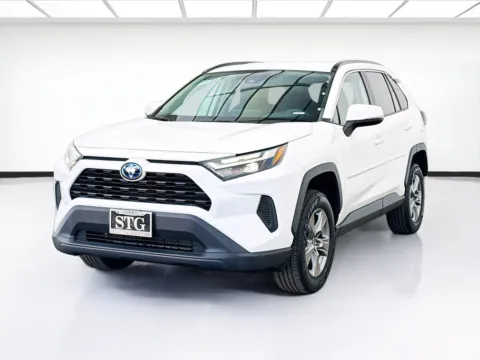 White 2023 Toyota RAV4 Hybrid LE for sale in Montclair, CA