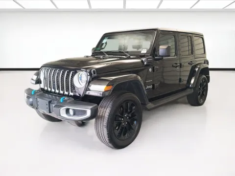 Black 2023 Jeep Wrangler Sahara 4xe for sale in Montclair, CA