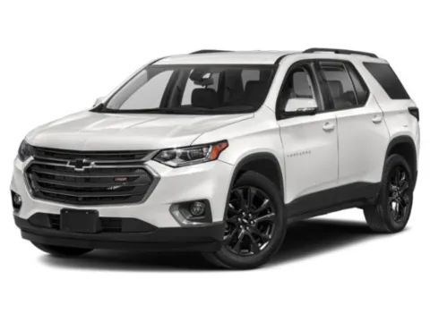 Silver 2021 Chevrolet Traverse RS for sale in Montclair, CA