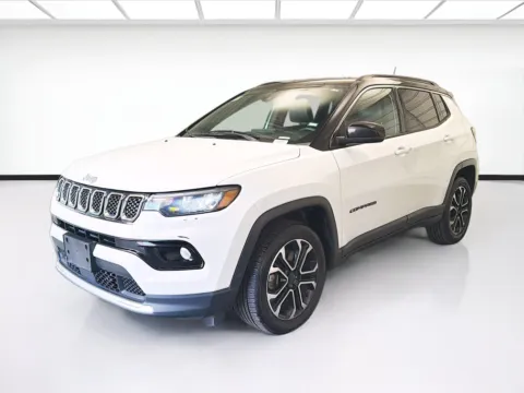 White 2023 Jeep Compass Limited for sale in Montclair, CA