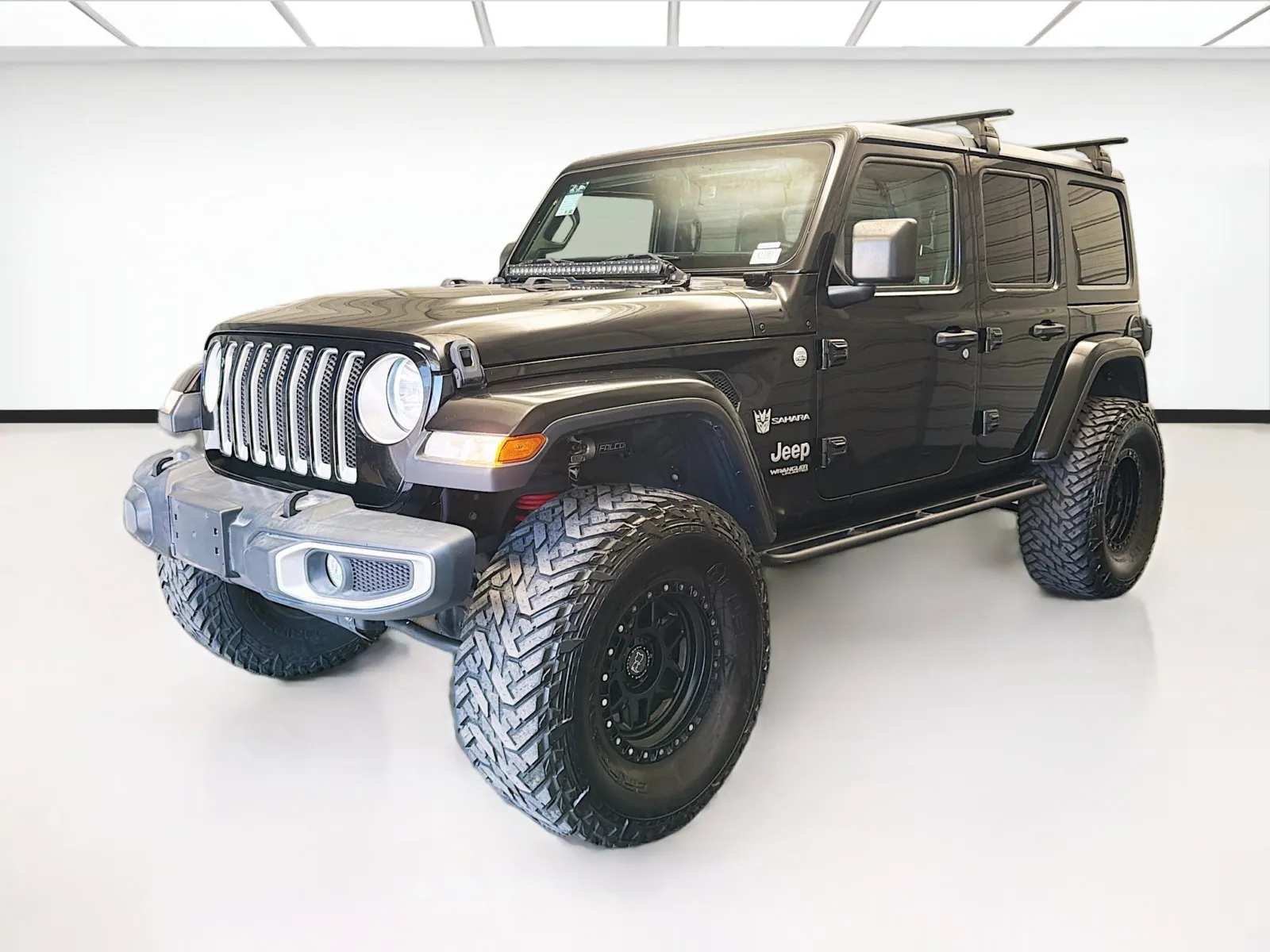 Black 2019 Jeep Wrangler Unlimited Sahara for sale in Montclair, CA