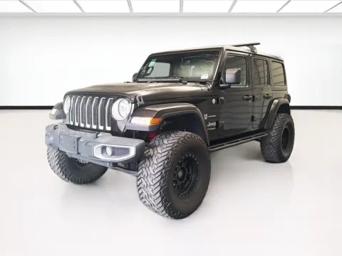 Black 2019 Jeep Wrangler Unlimited Sahara for sale in Montclair, CA