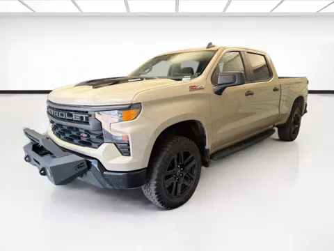Beige 2022 Chevrolet Silverado 1500 Custom Trail Boss for sale in Montclair, CA
