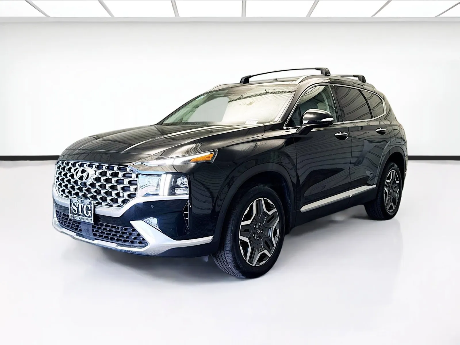 Black 2022 Hyundai Santa Fe Limited for sale in Montclair, CA