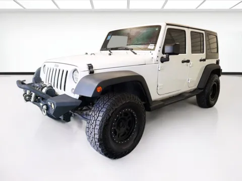 White 2016 Jeep Wrangler Unlimited Sport for sale in Montclair, CA
