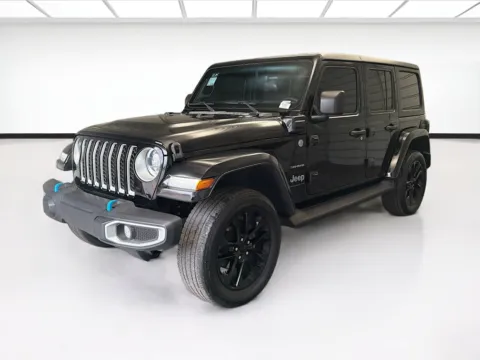 Black 2023 Jeep Wrangler Sahara 4xe for sale in Montclair, CA