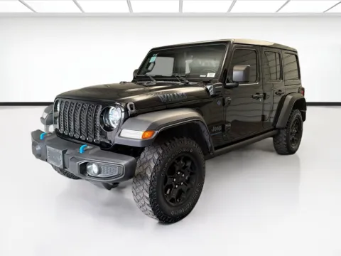 Black 2023 Jeep Wrangler Willys 4xe w/Sun & Screen Package for sale in Montclair, CA