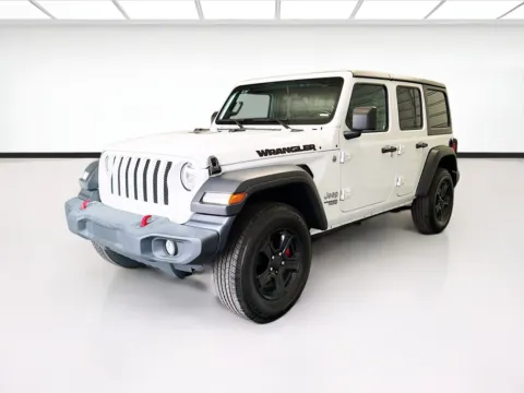 White 2019 Jeep Wrangler Unlimited Sport S for sale in Montclair, CA