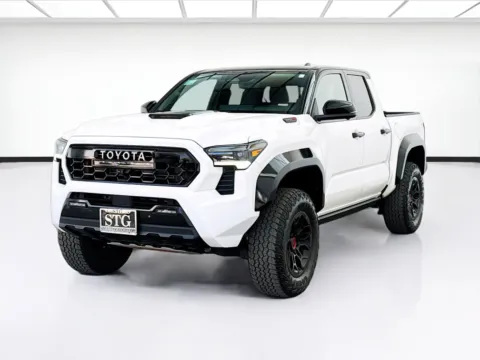 White 2024 Toyota Tacoma Hybrid TRD Pro for sale in Montclair, CA