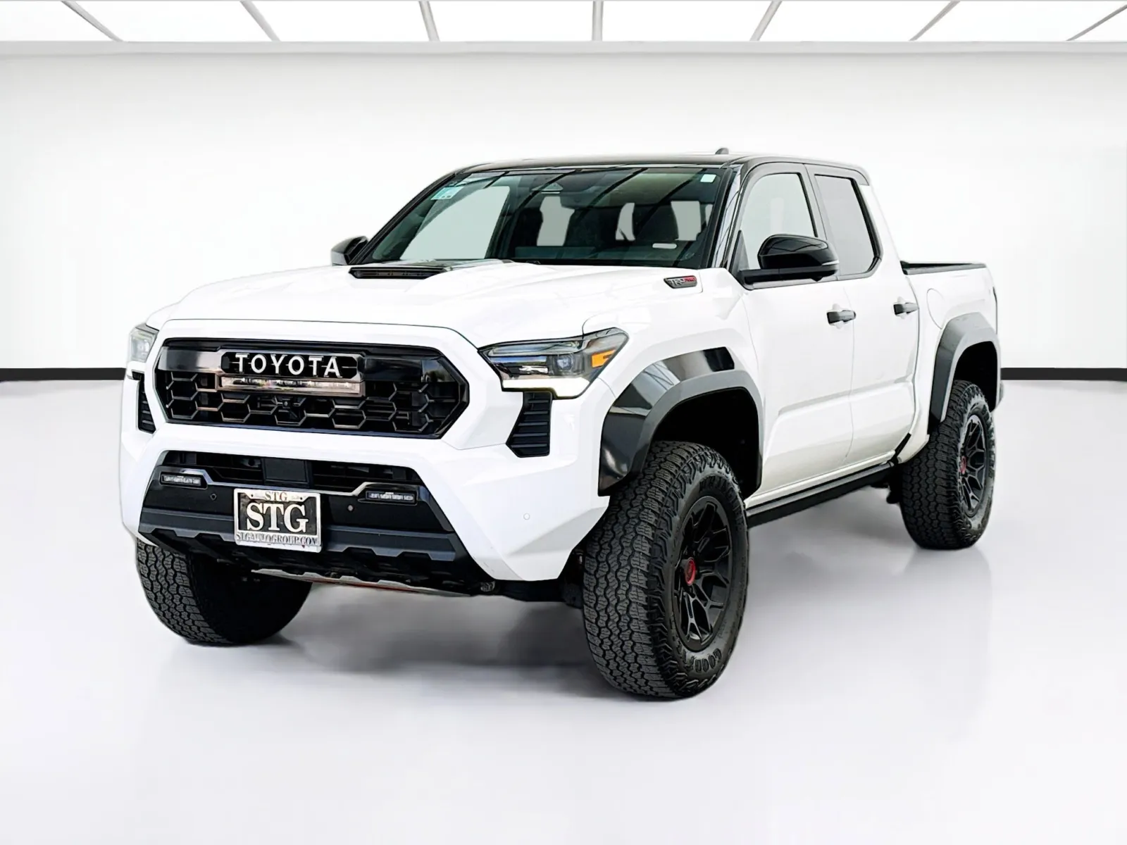 White 2024 Toyota Tacoma Hybrid TRD Pro for sale in Montclair, CA