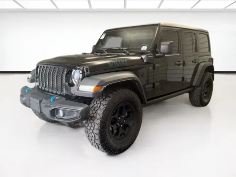 Black 2023 Jeep Wrangler Base 4xe for sale in Montclair, CA