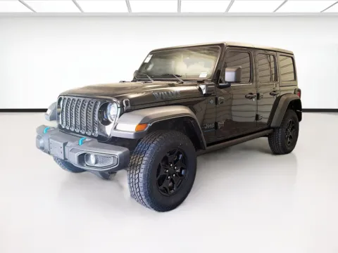 Black 2023 Jeep Wrangler Base 4xe for sale in Montclair, CA