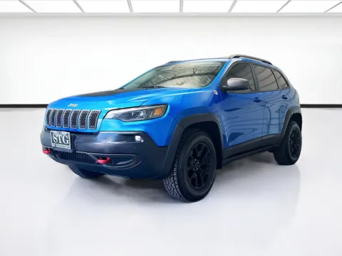 Blue 2020 Jeep Cherokee Trailhawk Elite W/TECHNOLOGY NAVIGATION & FULL SUN for sale in Montclair, CA