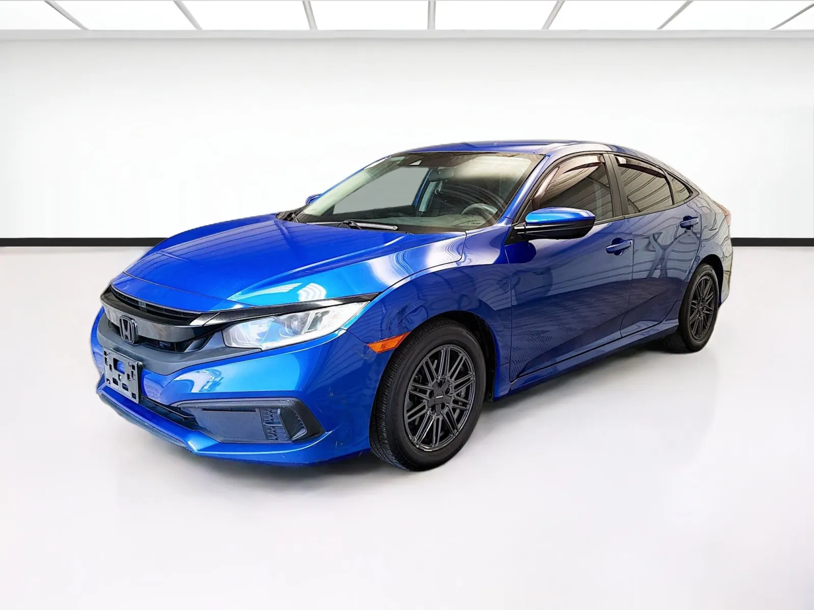 Blue 2019 Honda Civic LX for sale in Montclair, CA
