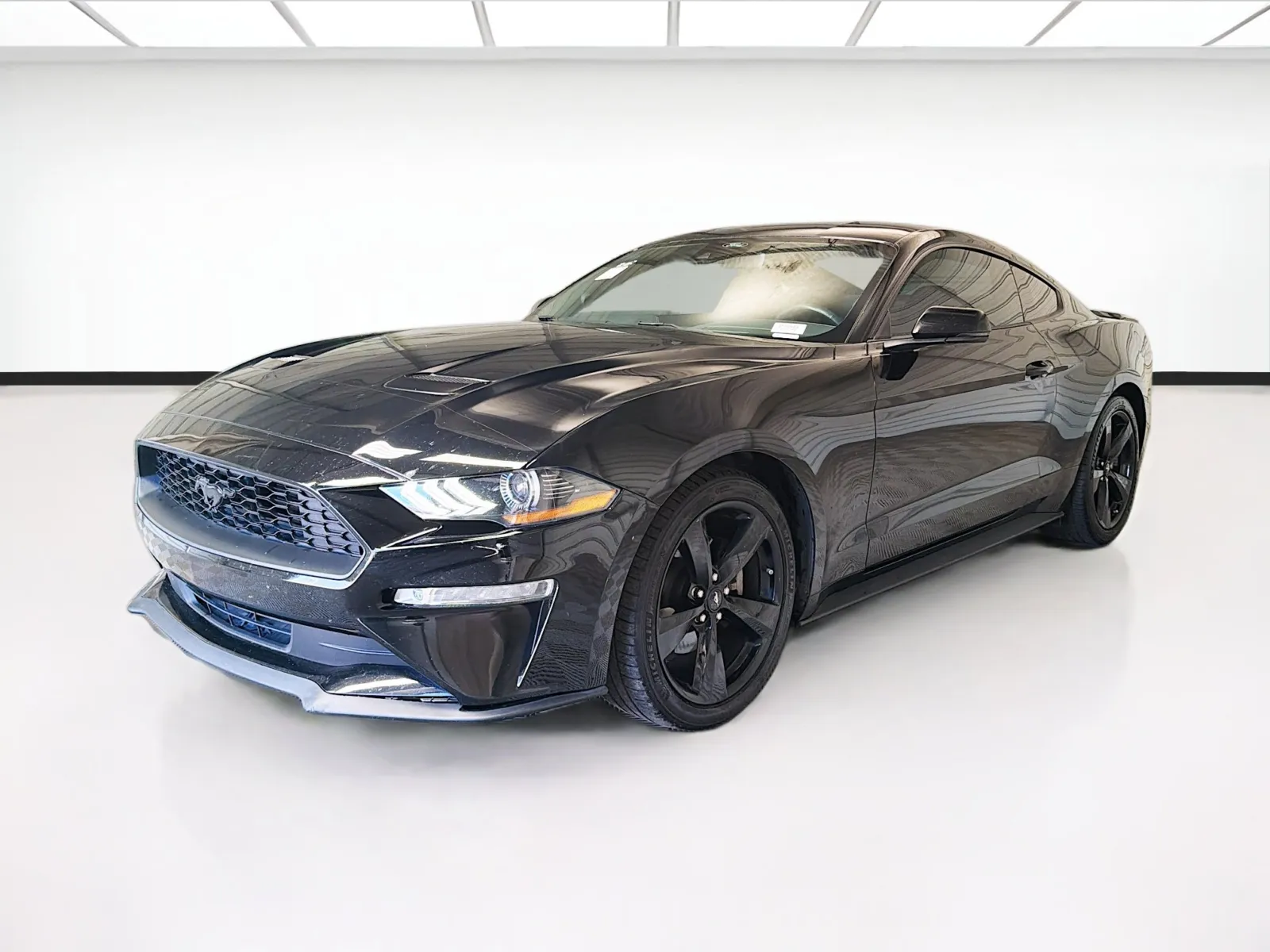 Black 2021 Ford Mustang EcoBoost Premium for sale in Montclair, CA