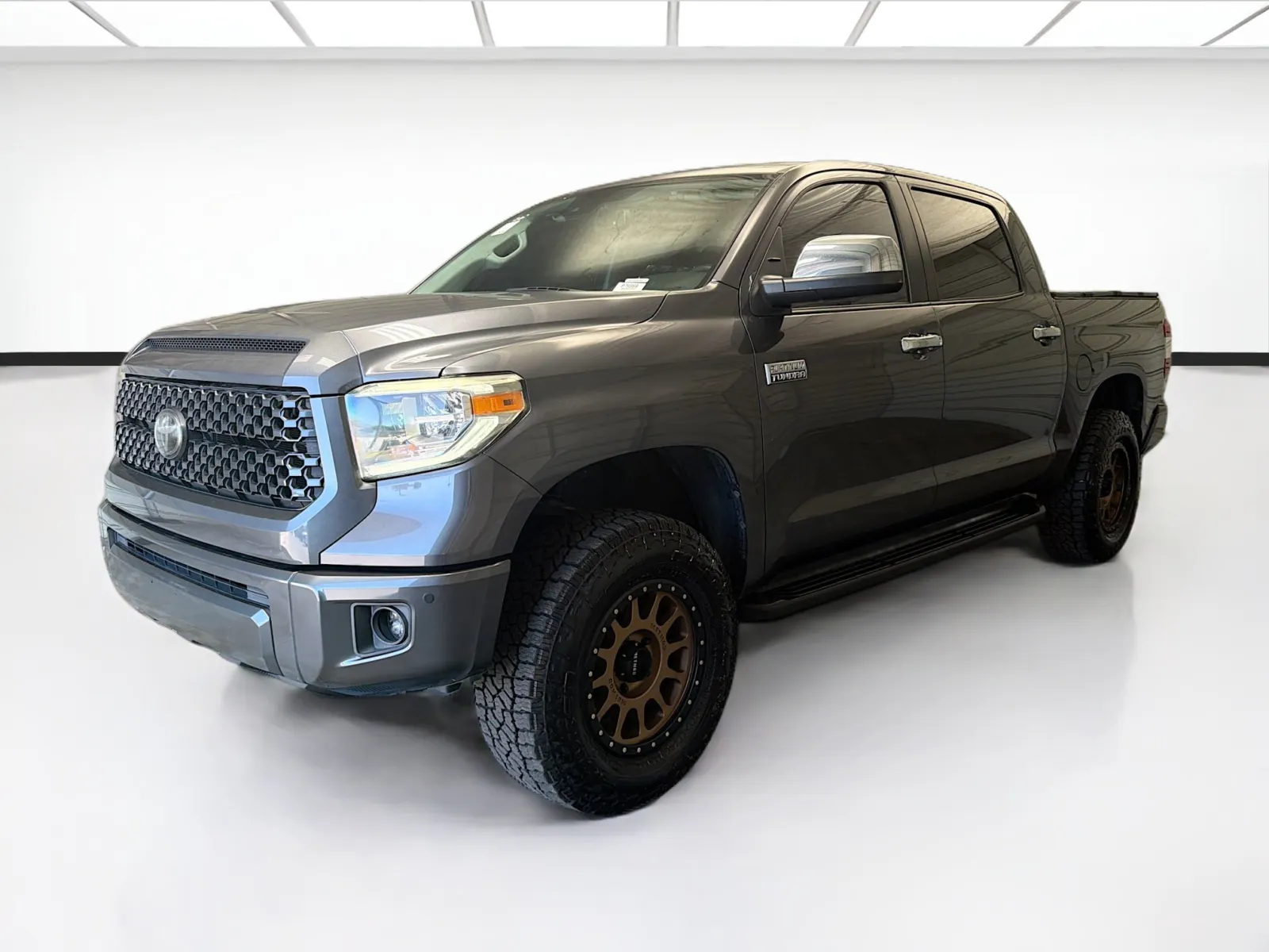 Gray 2019 Toyota Tundra Platinum 5.7L V8 for sale in Montclair, CA