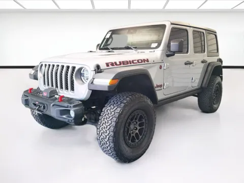 Silver 2022 Jeep Wrangler Unlimited Rubicon for sale in Montclair, CA