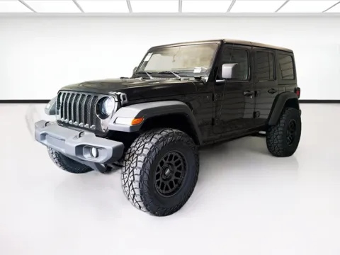 Black 2022 Jeep Wrangler Unlimited Sport S for sale in Montclair, CA