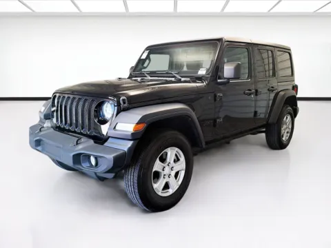 Black 2022 Jeep Wrangler Unlimited Sport S for sale in Montclair, CA