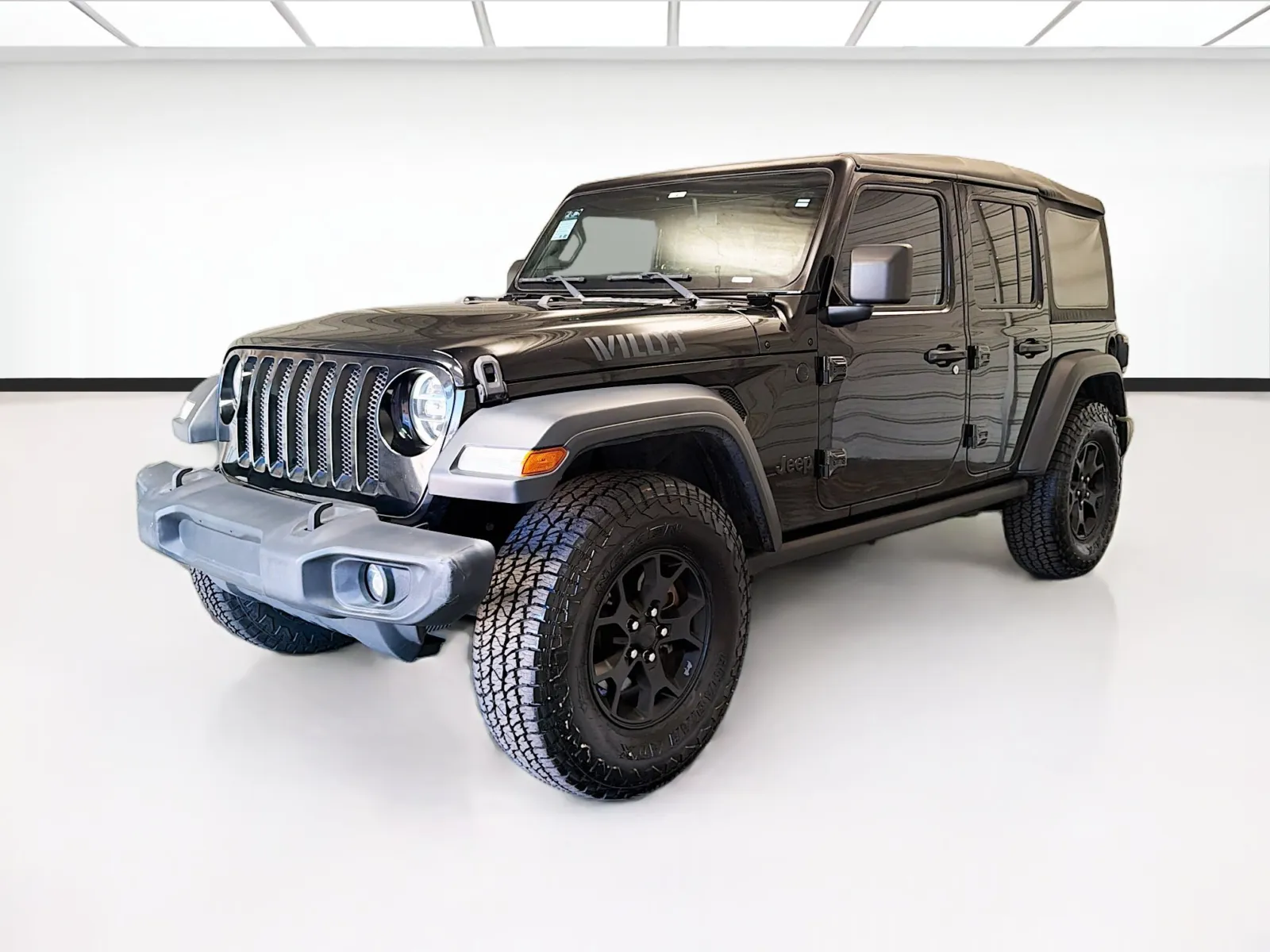 Black 2020 Jeep Wrangler Unlimited Willys for sale in Montclair, CA