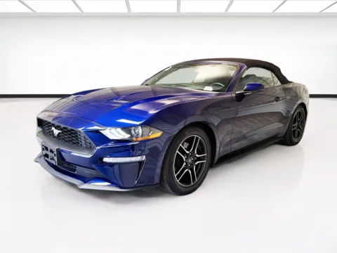 Blue 2019 Ford Mustang EcoBoost Premium for sale in Montclair, CA