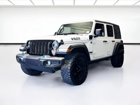 White 2023 Jeep Wrangler Willys 4xe for sale in Montclair, CA