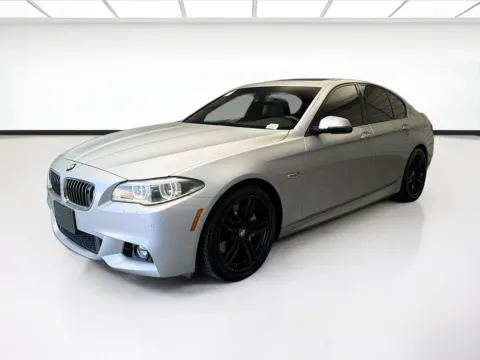 Silver 2015 BMW 5 Series 550i for sale in Montclair, CA
