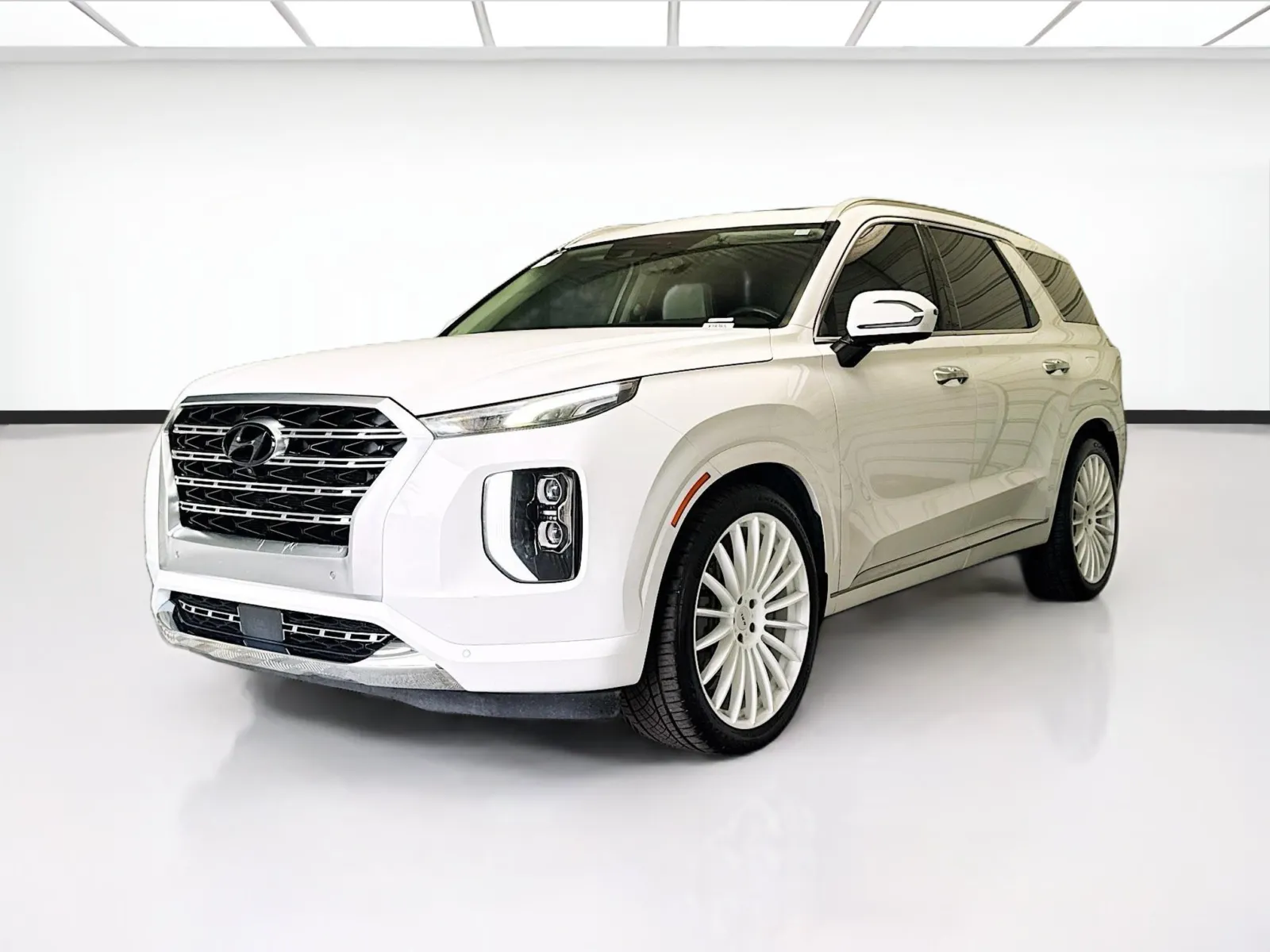 White 2020 Hyundai Palisade Limited for sale in Montclair, CA