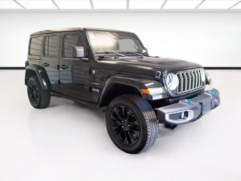 Another view of 2024 Jeep Wrangler Sahara 4xe Sky one touch power top for sale in Montclair, CA at STG Montclair