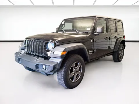 Black 2018 Jeep Wrangler Unlimited Sport S for sale in Montclair, CA