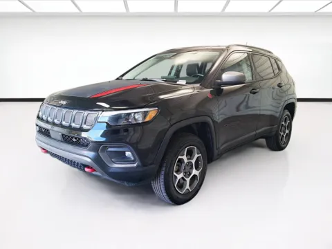 Black 2022 Jeep Compass Trailhawk for sale in Montclair, CA